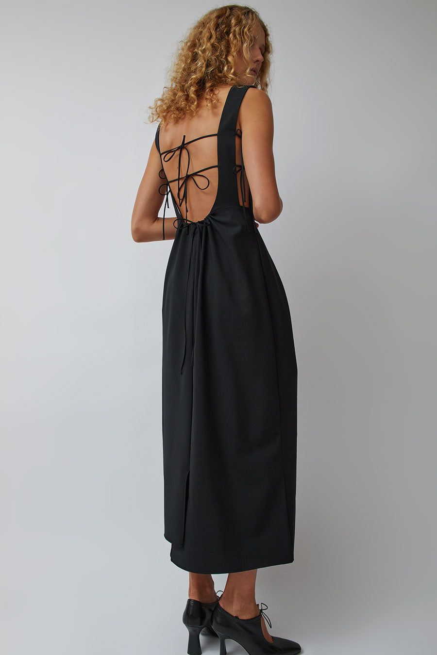 CORDERA Tailoring Cut-Out Dress in Black sold by No. 6 product image thumbnail 3