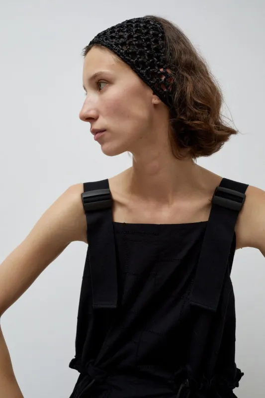 Muhlbauer Jewel Hair Band in Black sold by No. 6