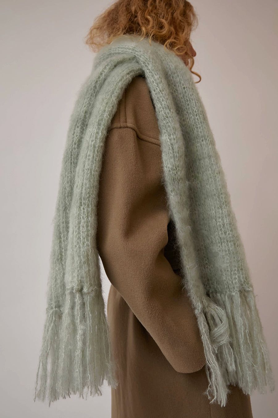 Hinterveld Snuggle Scarf in Seafoam sold by No. 6 product image thumbnail 4
