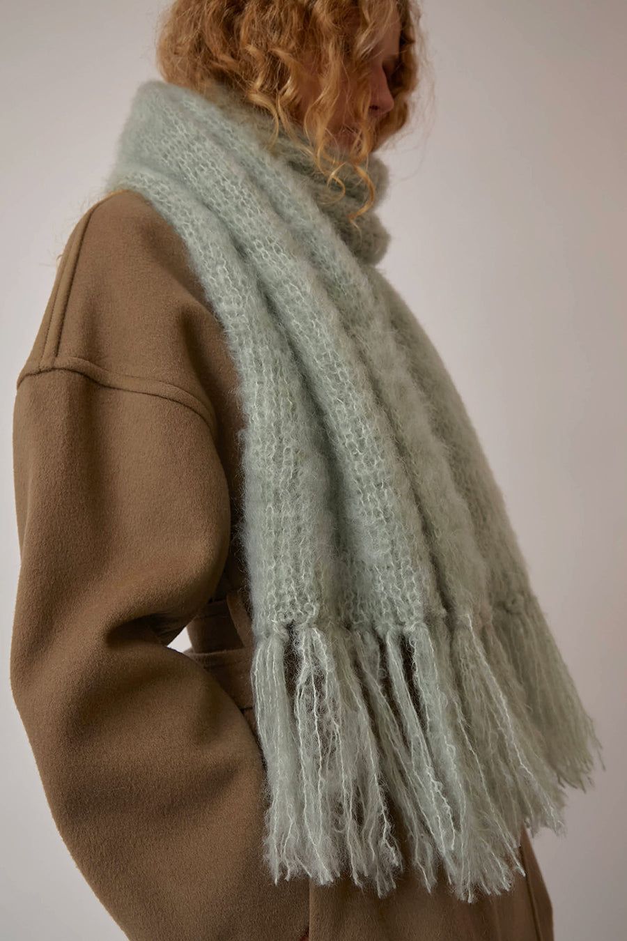 Hinterveld Snuggle Scarf in Seafoam sold by No. 6 product image thumbnail 2