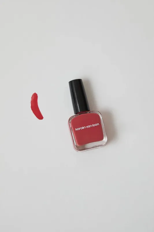 Karolin Van Loon Nail Polish in Framboise Rose sold by No. 6