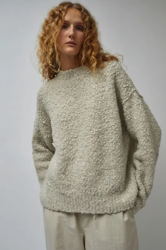Lauren Manoogian Berber Crewneck in Carrara made by Lauren Manoogian