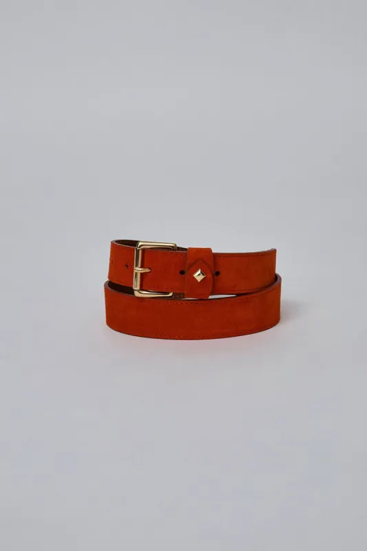 Herbert Frere Soeur La Turenne Velours Belt in Sunstar made by No. 6
