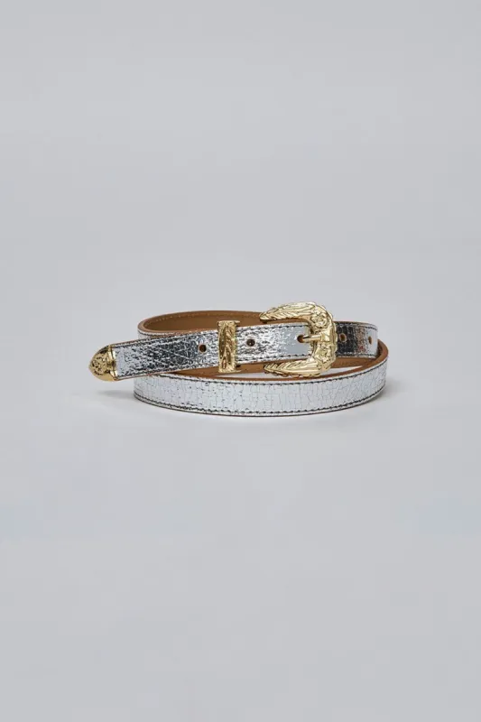 Herbert Frere Soeur La Courcy Shiny Belt in Argent made by No. 6