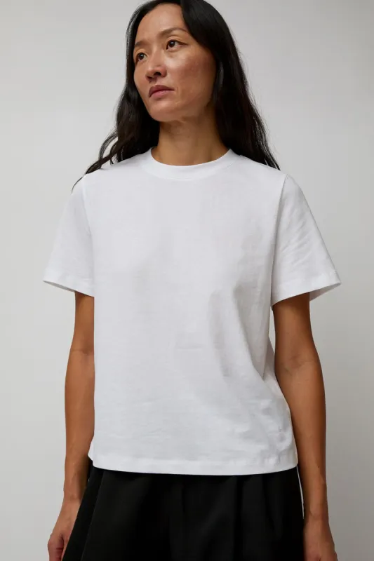 St. Agni Organic Cotton Classic Tee in White sold by No. 6