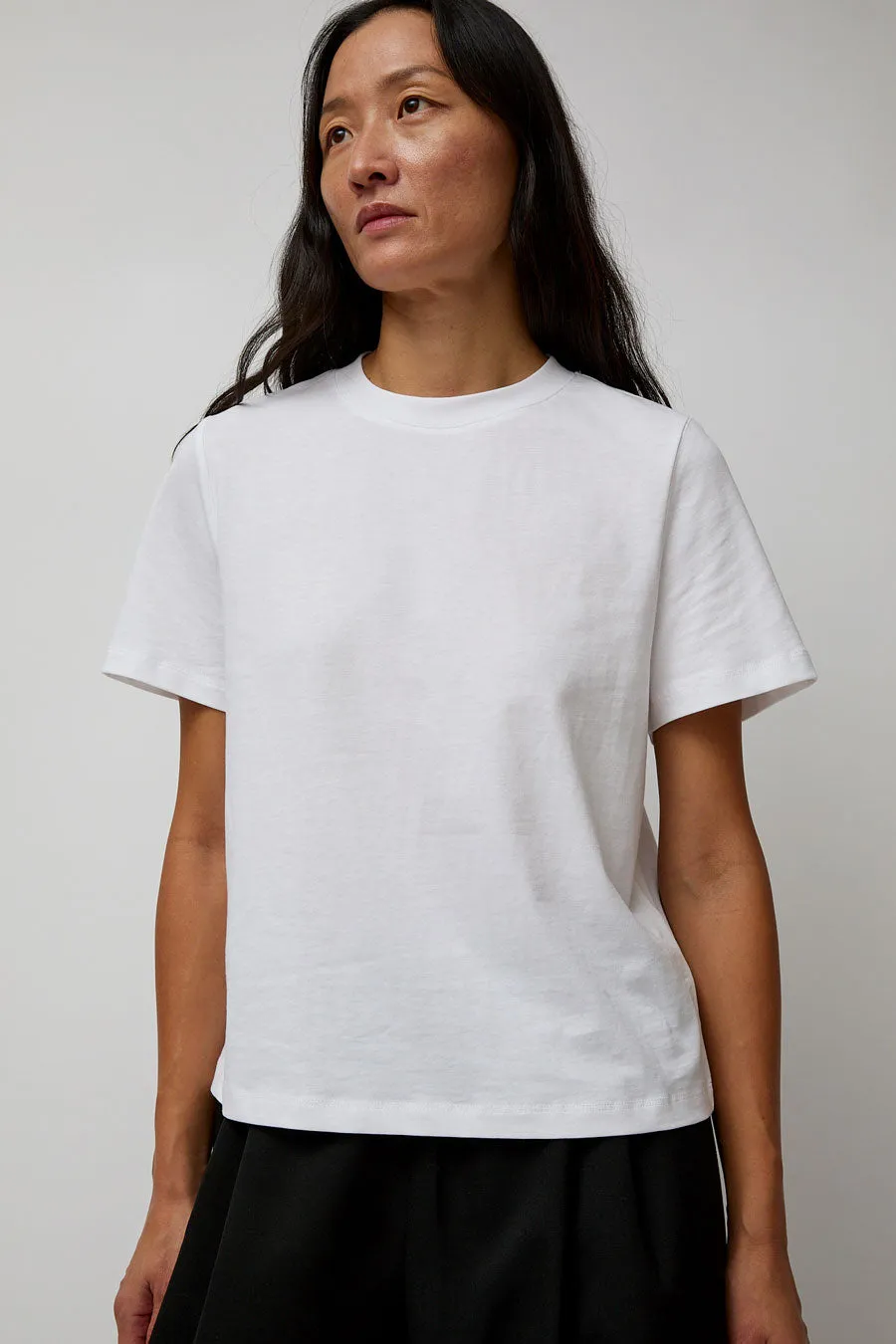 St. Agni Organic Cotton Classic Tee in White sold by No. 6