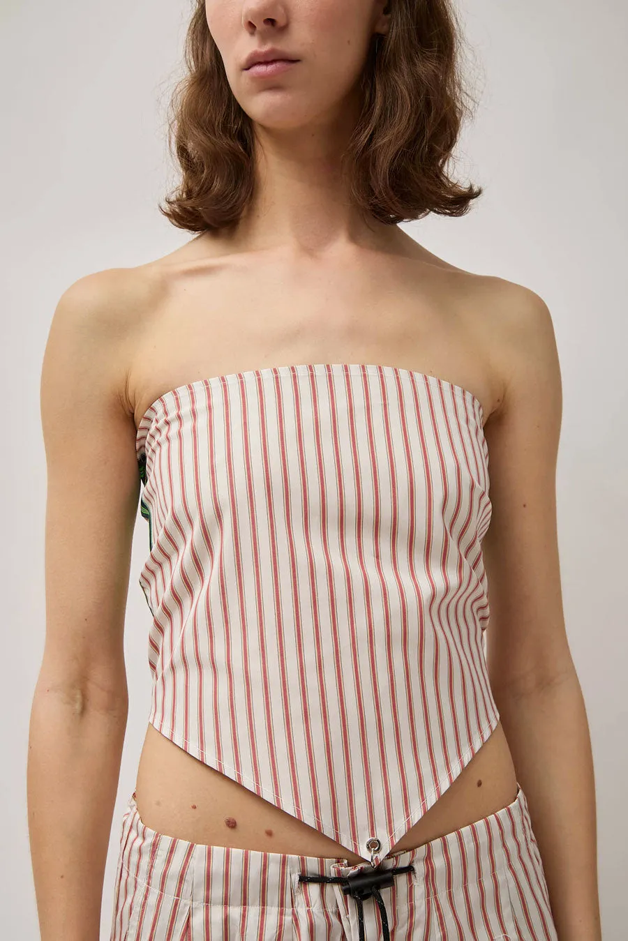 KkCo Pierced Coquina Kercheif in Striped Pepper sold by No. 6 product image thumbnail 2