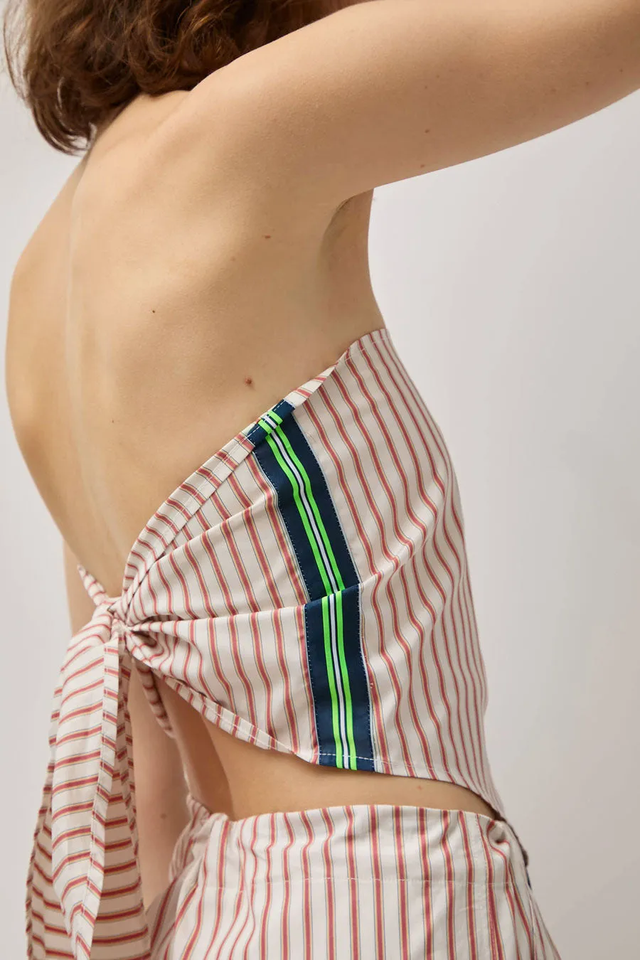 KkCo Pierced Coquina Kercheif in Striped Pepper sold by No. 6 product image thumbnail 4