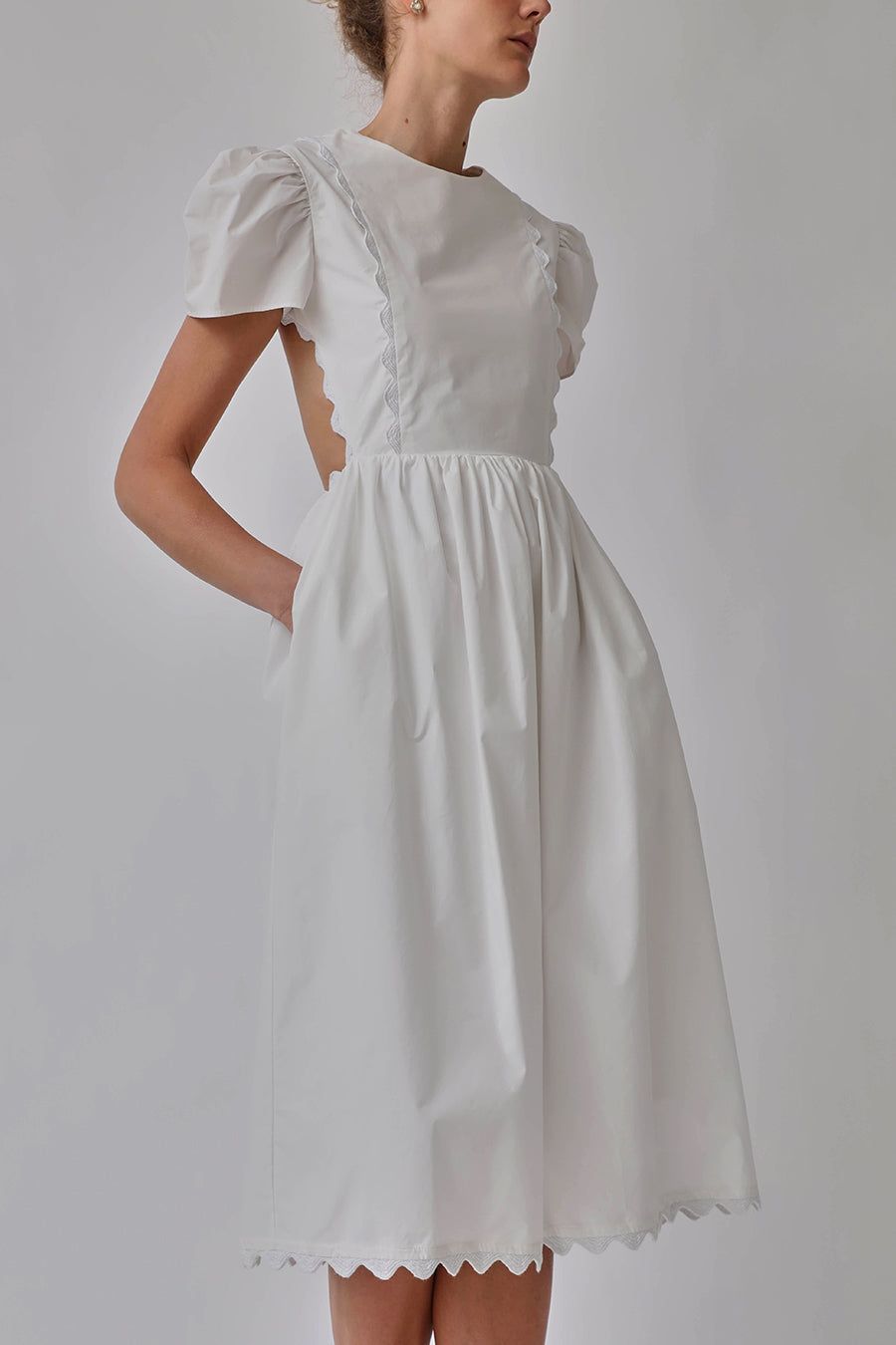 Naya Rea Simona Dress in White sold by No. 6 product image thumbnail 6