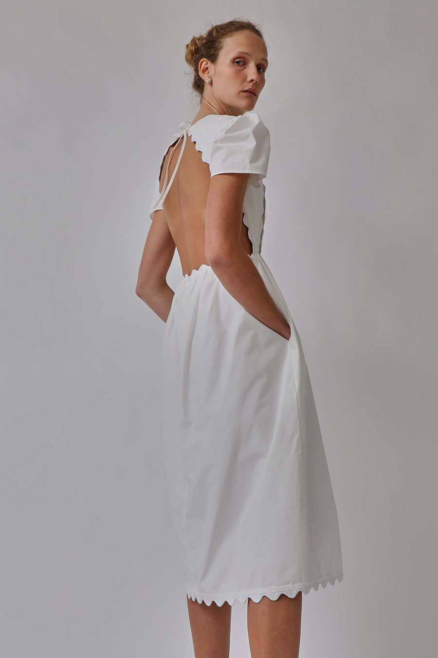 Naya Rea Simona Dress in White sold by No. 6 product image thumbnail 5