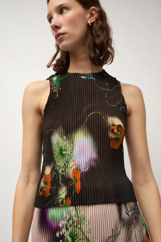 Julia Heuer Thelma Top in Black Fluri sold by No. 6