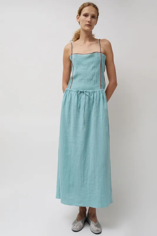 Baserange Maxi Skirt in Wuxi Blue sold by No. 6