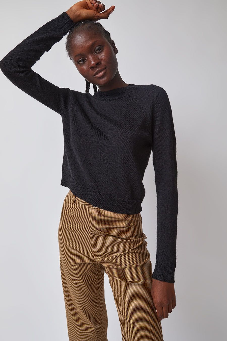 Maria Stanley Alpaca Turtleneck in Black sold by No. 6