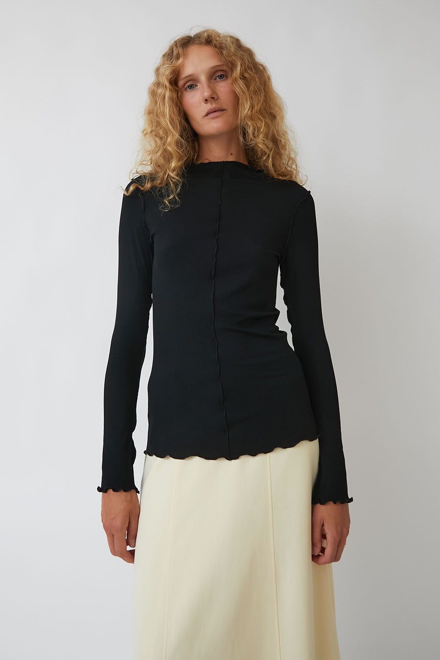 Rodebjer Columbina Top in Black sold by No. 6