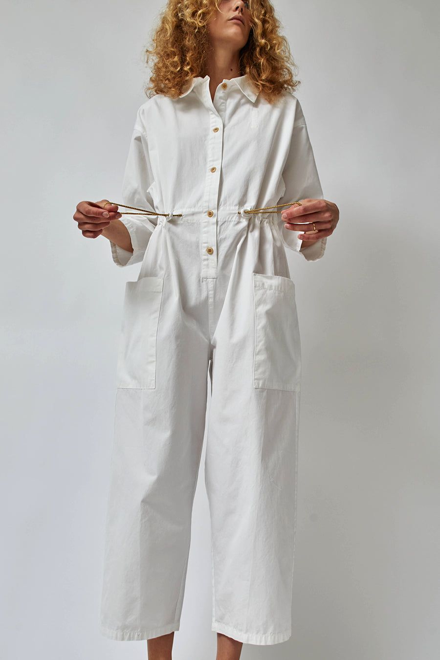 Girls of Dust Garage Suit in Milk sold by No. 6