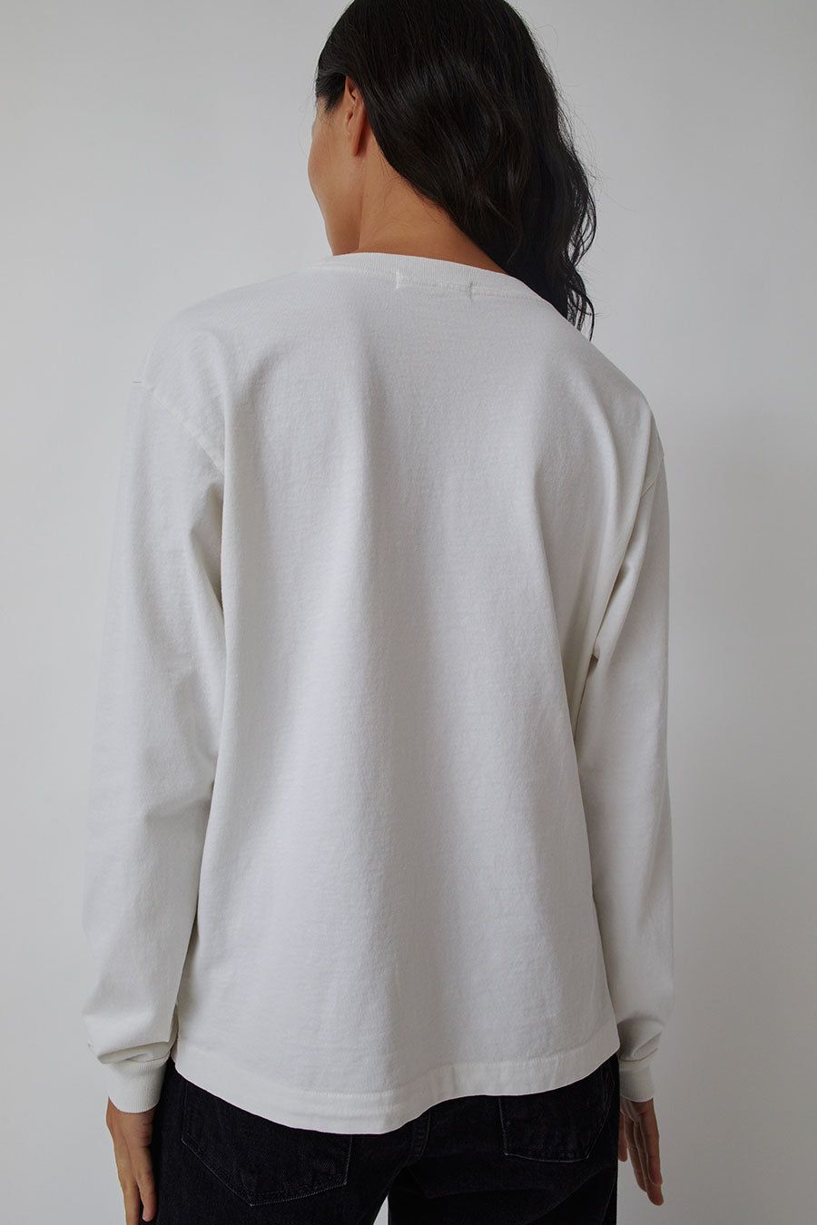 B Sides Long Sleeve Pocket T Shirt in Overdye Snow White sold by No. 6 product image thumbnail 5