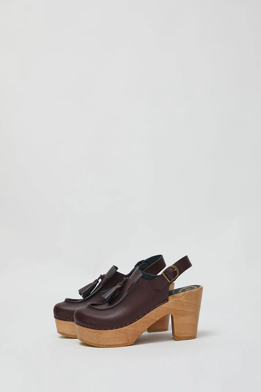 No.6 Coco Clog on Platform in Cordovan sold by No. 6 product image thumbnail 2