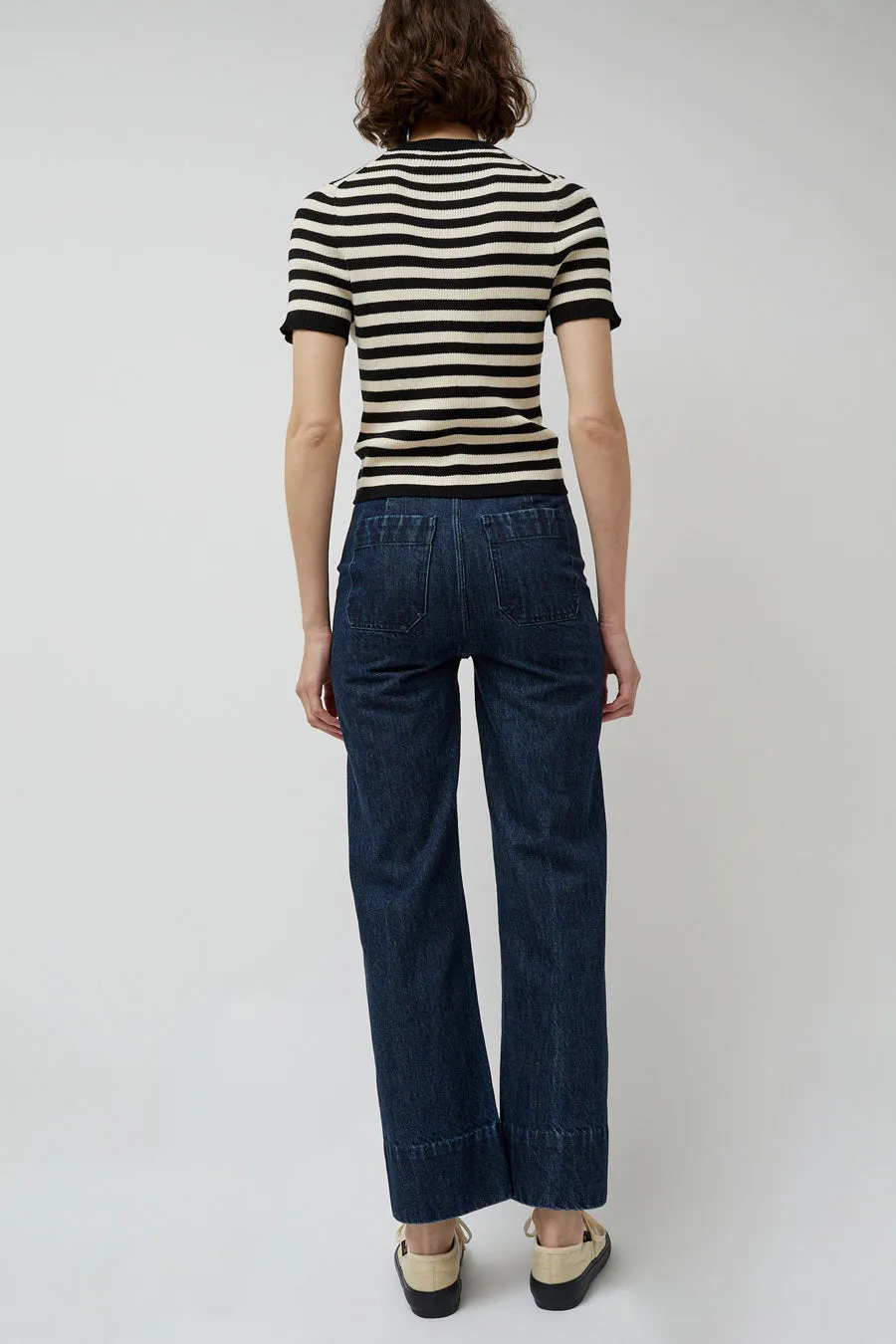Maria Stanley Jones Ribbed Tee in Stripe sold by No. 6 product image thumbnail 3