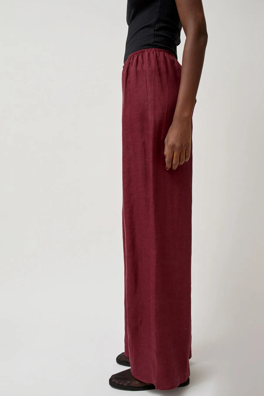 Baserange Stoa Pants in Stome Burgundy sold by No. 6 product image thumbnail 4