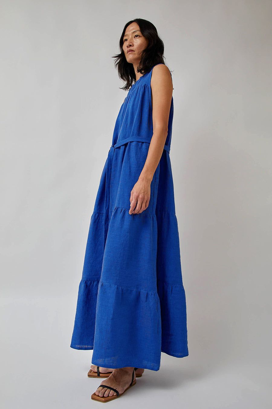 Zii Ropa Lilou Dress in Azul sold by No. 6