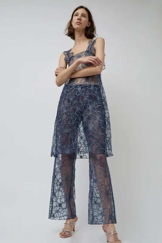 OpéraSPORT Daphne Pants in Navy Peony sold by No. 6