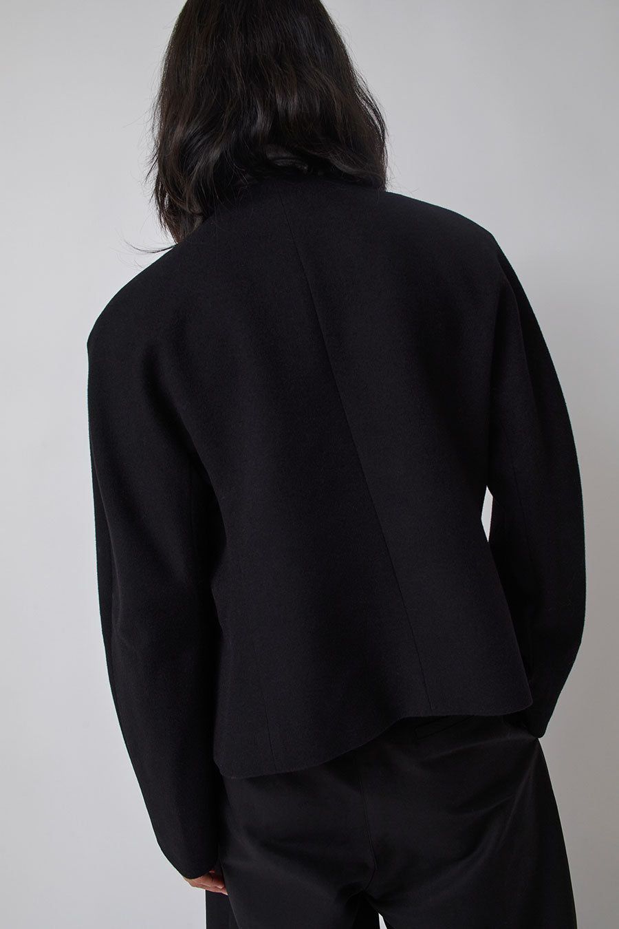 Amomento Round Shoulder Jacket in Black sold by No. 6 product image thumbnail 4