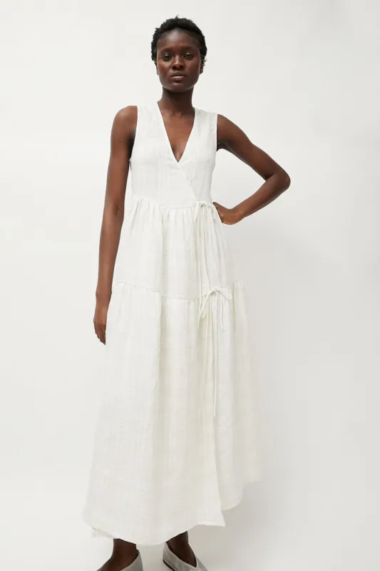 Zii Ropa Blanche Dress in Mari Plaid made by No. 6