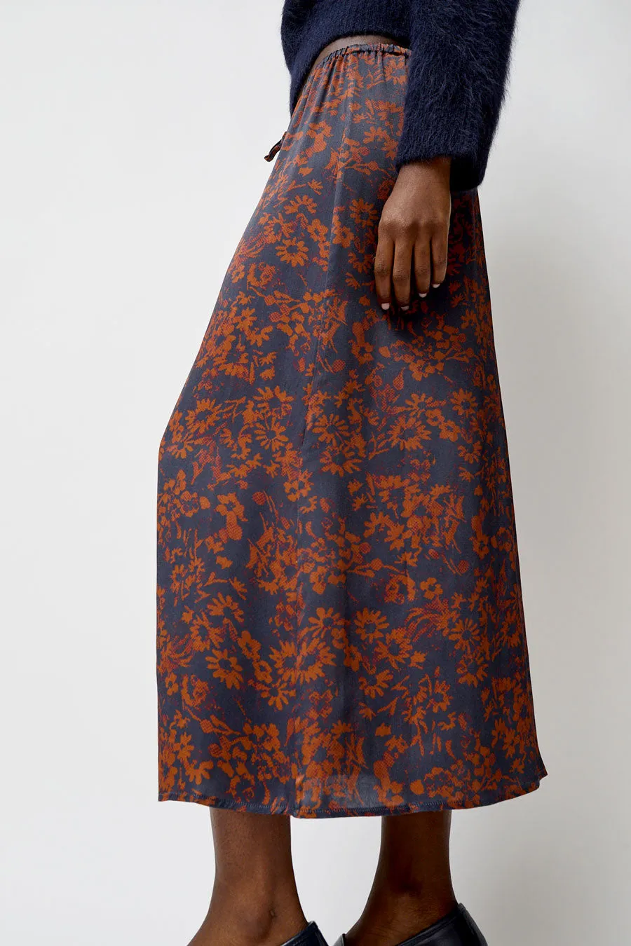 No.6 Inez Skirt in Rust and Navy Garden sold by No. 6 product image thumbnail 2