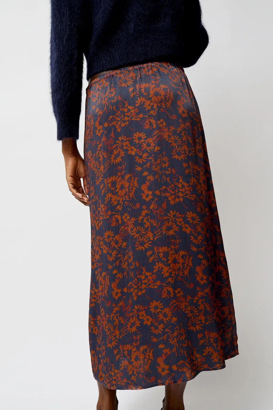 No.6 Inez Skirt in Rust and Navy Garden sold by No. 6 product image thumbnail 5