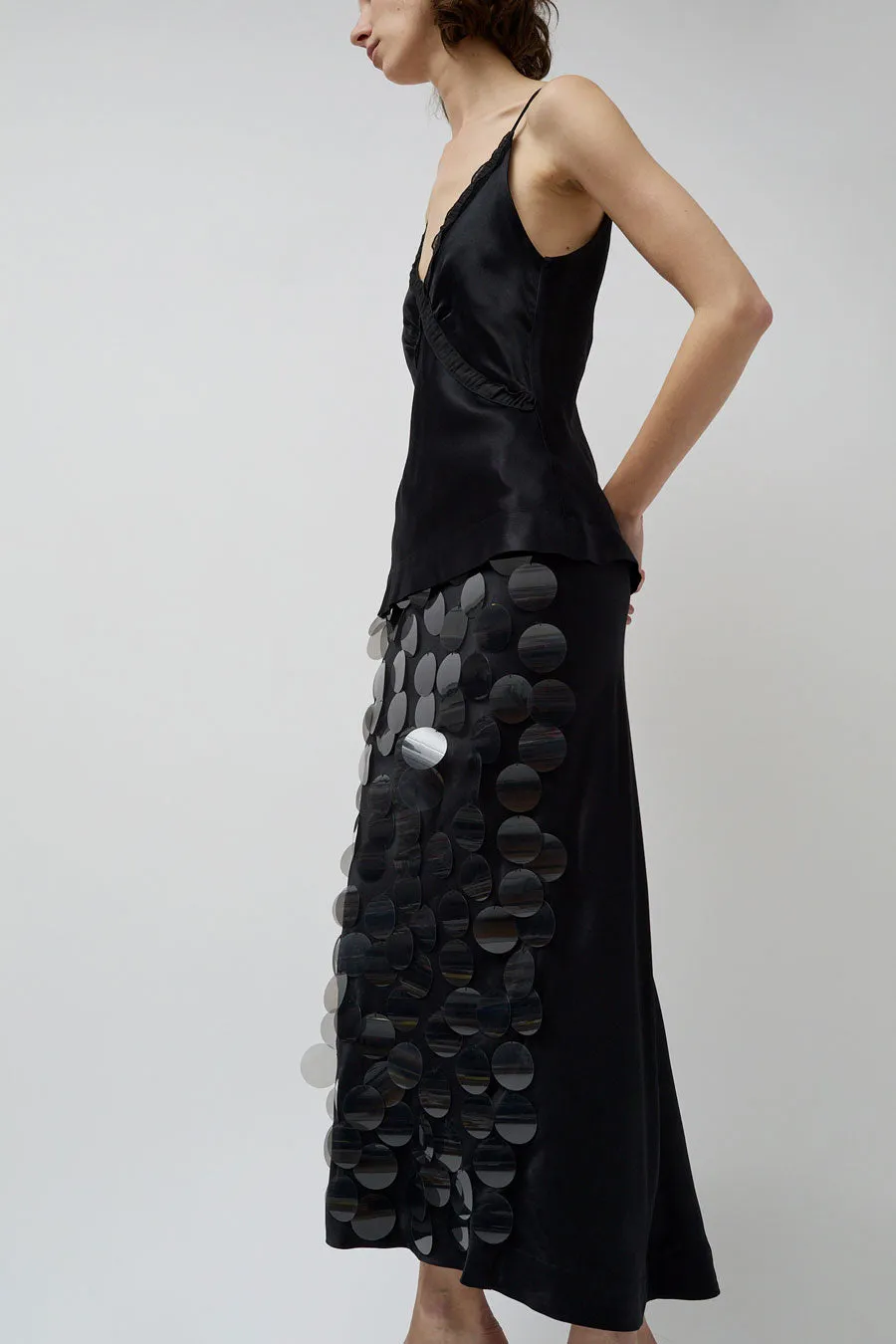 INSHADE Long Sequin Skirt in Black sold by No. 6 product image thumbnail 2