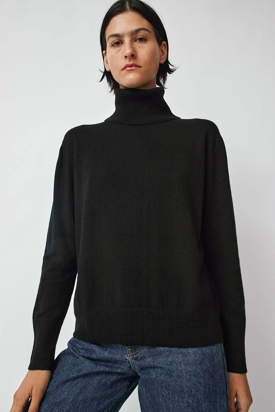 M Patmos Maya Turtleneck in Black sold by No. 6