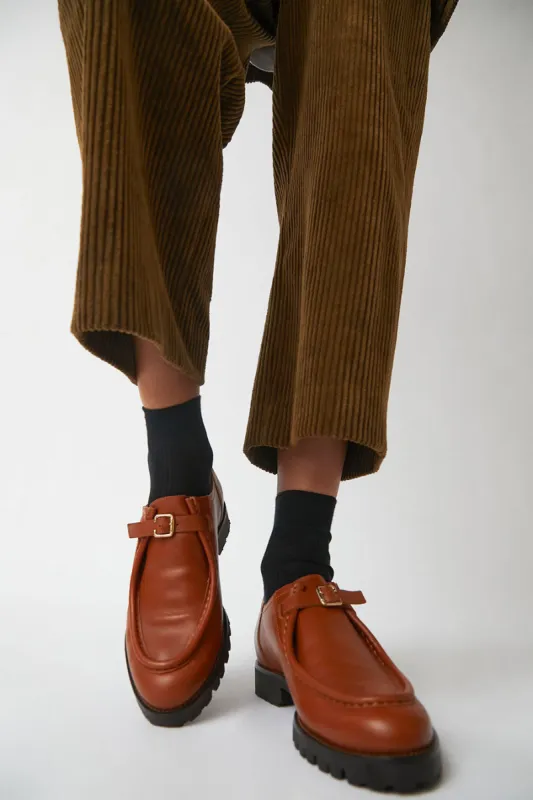 No.6 Logan Shoe in Tobacco made by No. 6