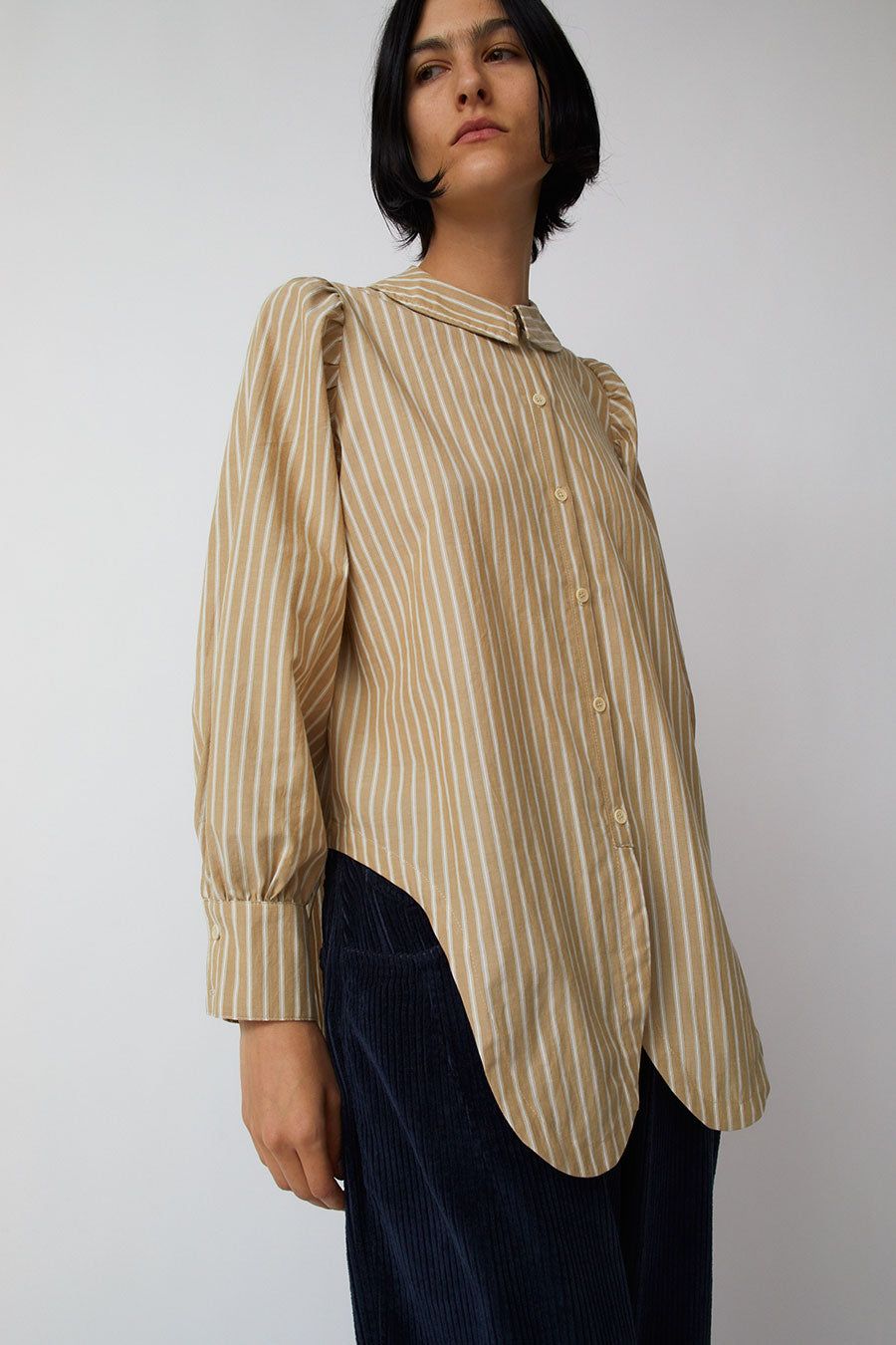 Emma Rothkopf Rayne Blouse in Sediment Stripe sold by No. 6 product image thumbnail 2