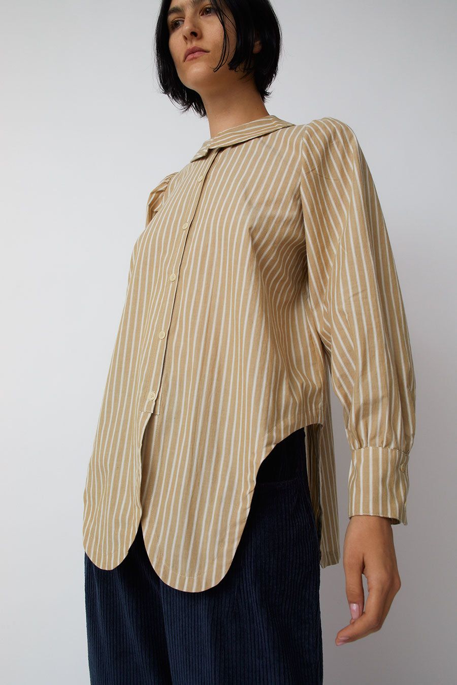 Emma Rothkopf Rayne Blouse in Sediment Stripe sold by No. 6 product image thumbnail 3