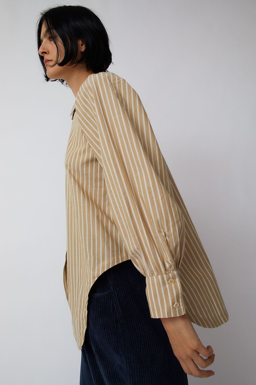 Emma Rothkopf Rayne Blouse in Sediment Stripe sold by No. 6 product image thumbnail 4