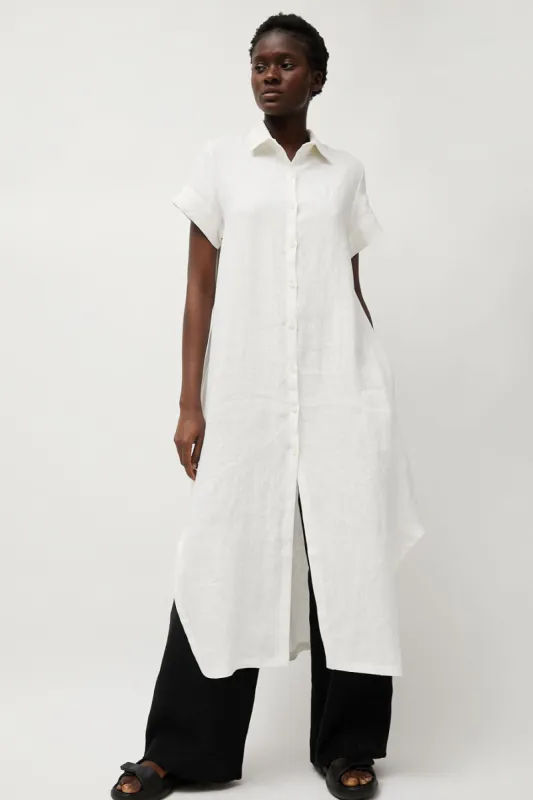 Zii Ropa Mandu Short Sleeve Dress in White sold by No. 6