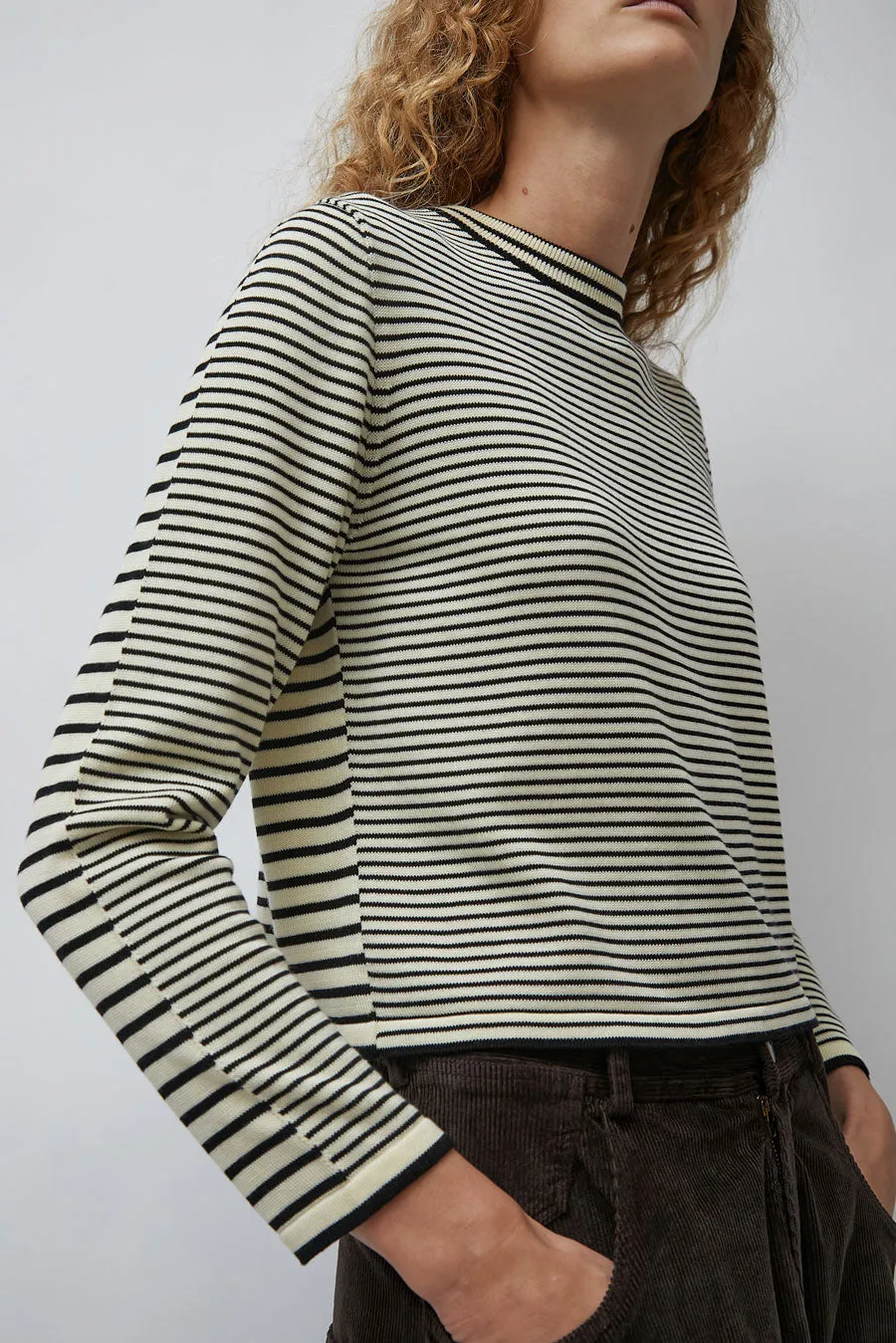 CORDERA Cotton Striped Long Sleeve Shirt in Stripe sold by No. 6 product image thumbnail 2