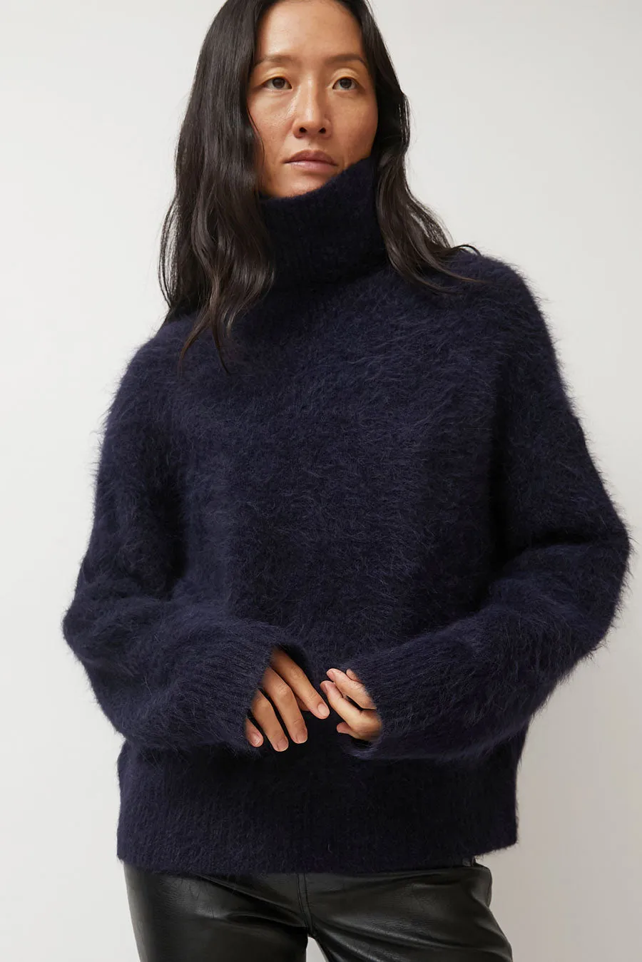 No.6 Miles Sweater in Navy sold by No. 6