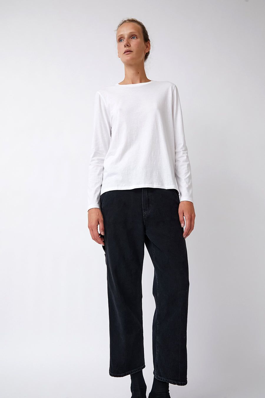 6397 Long Sleeve Mini Boy T in Optic White sold by No. 6 product image thumbnail 6