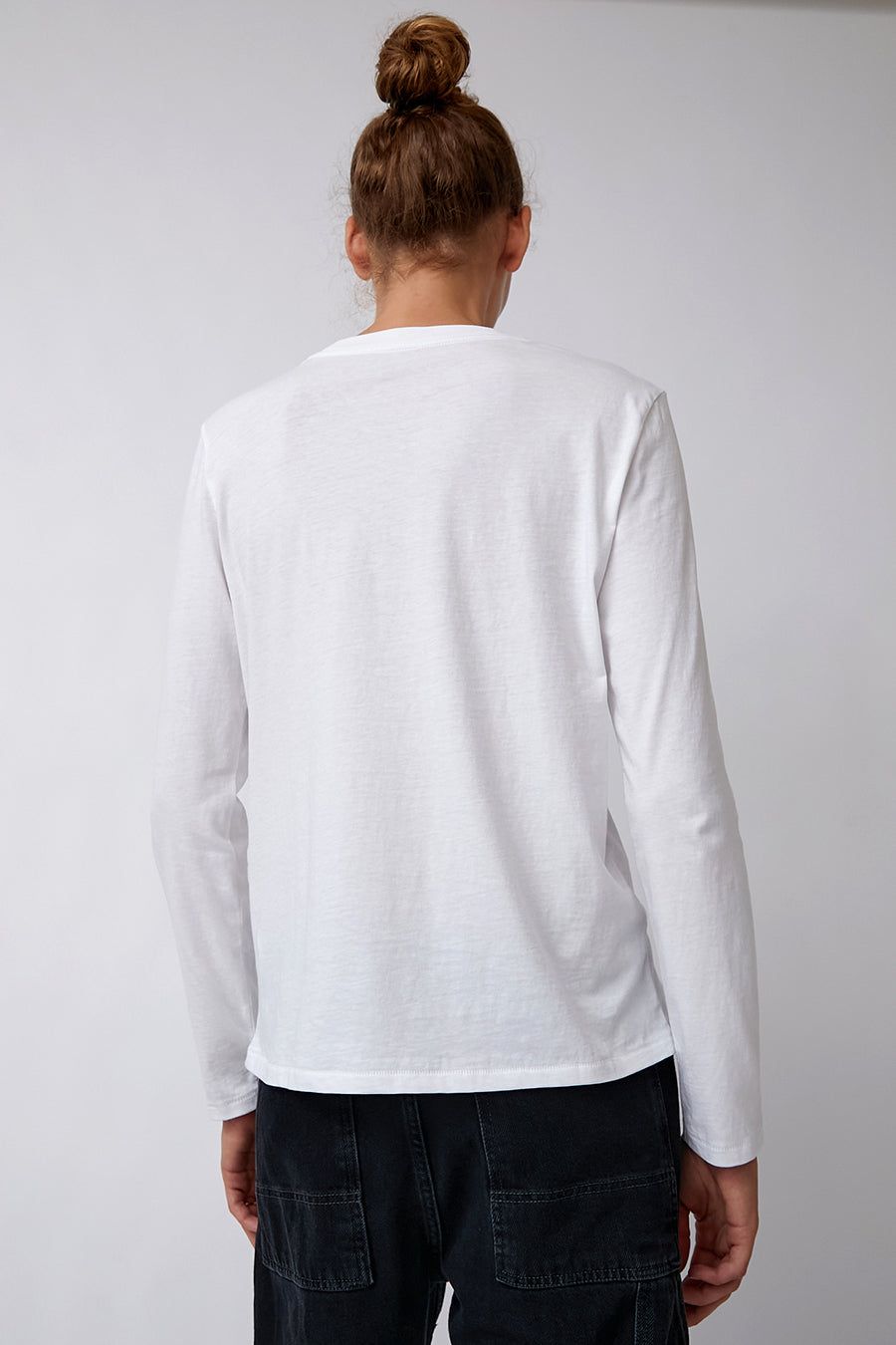 6397 Long Sleeve Mini Boy T in Optic White sold by No. 6 product image thumbnail 4