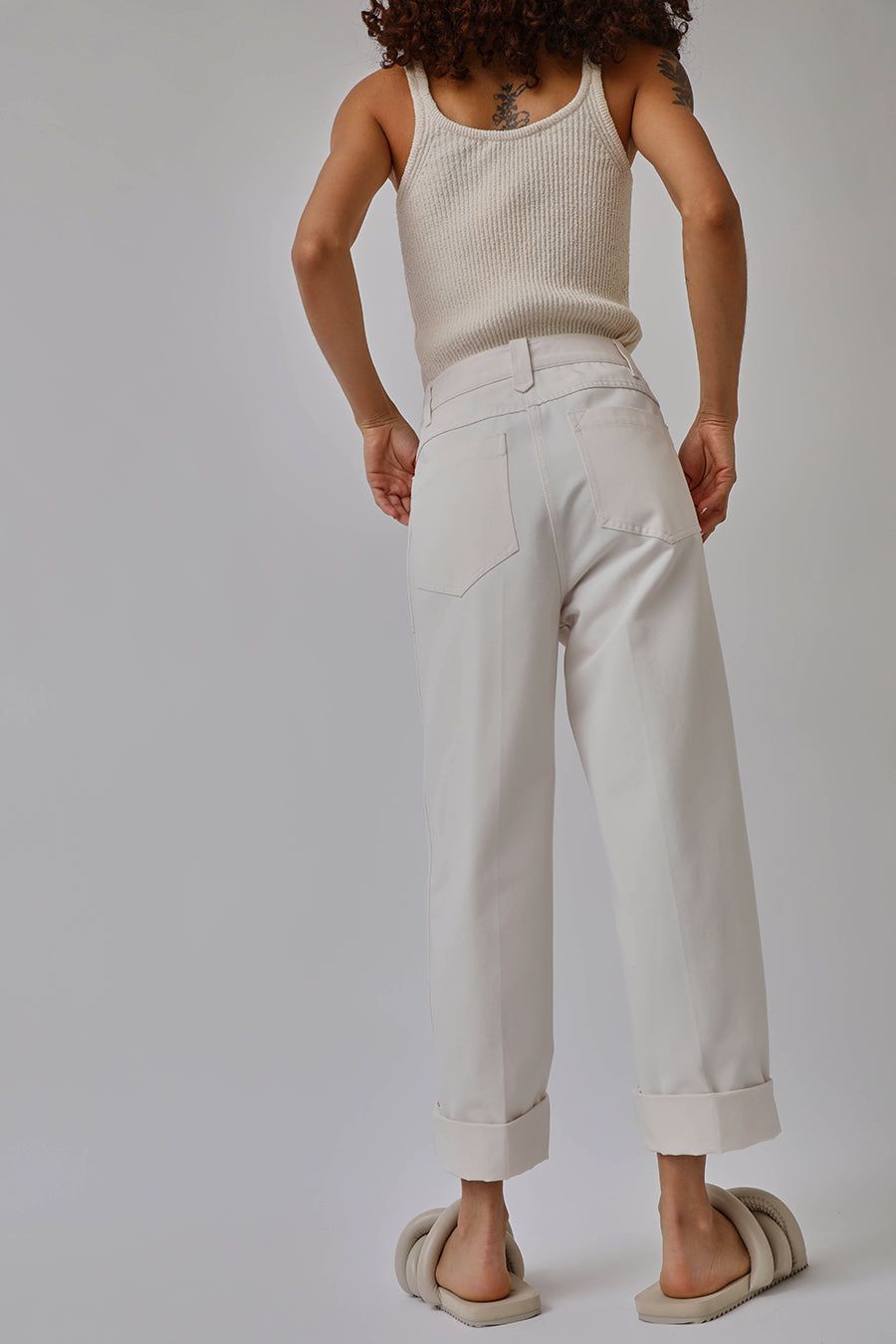 Nothing Written Bas Loose Trousers in Cream sold by No. 6 product image thumbnail 5