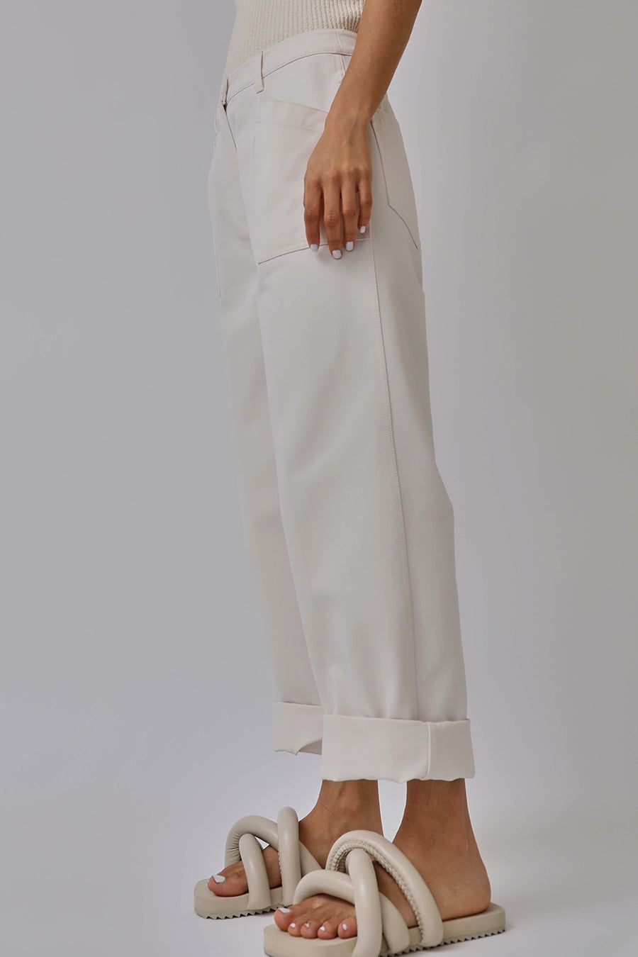Nothing Written Bas Loose Trousers in Cream sold by No. 6 product image thumbnail 4