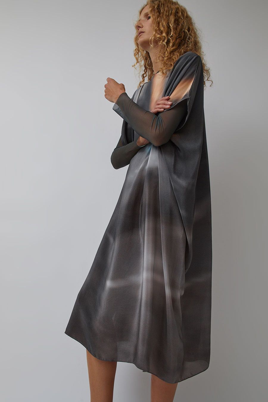 SERAPIS Malong Dress in Wipe and Black sold by No. 6 product image thumbnail 5