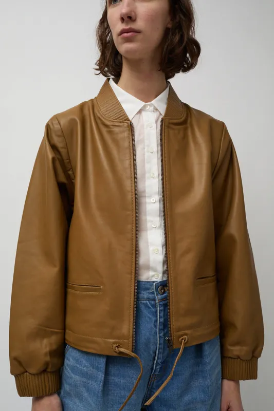 Rue Blanche Leather Jacket in Glaisi sold by No. 6