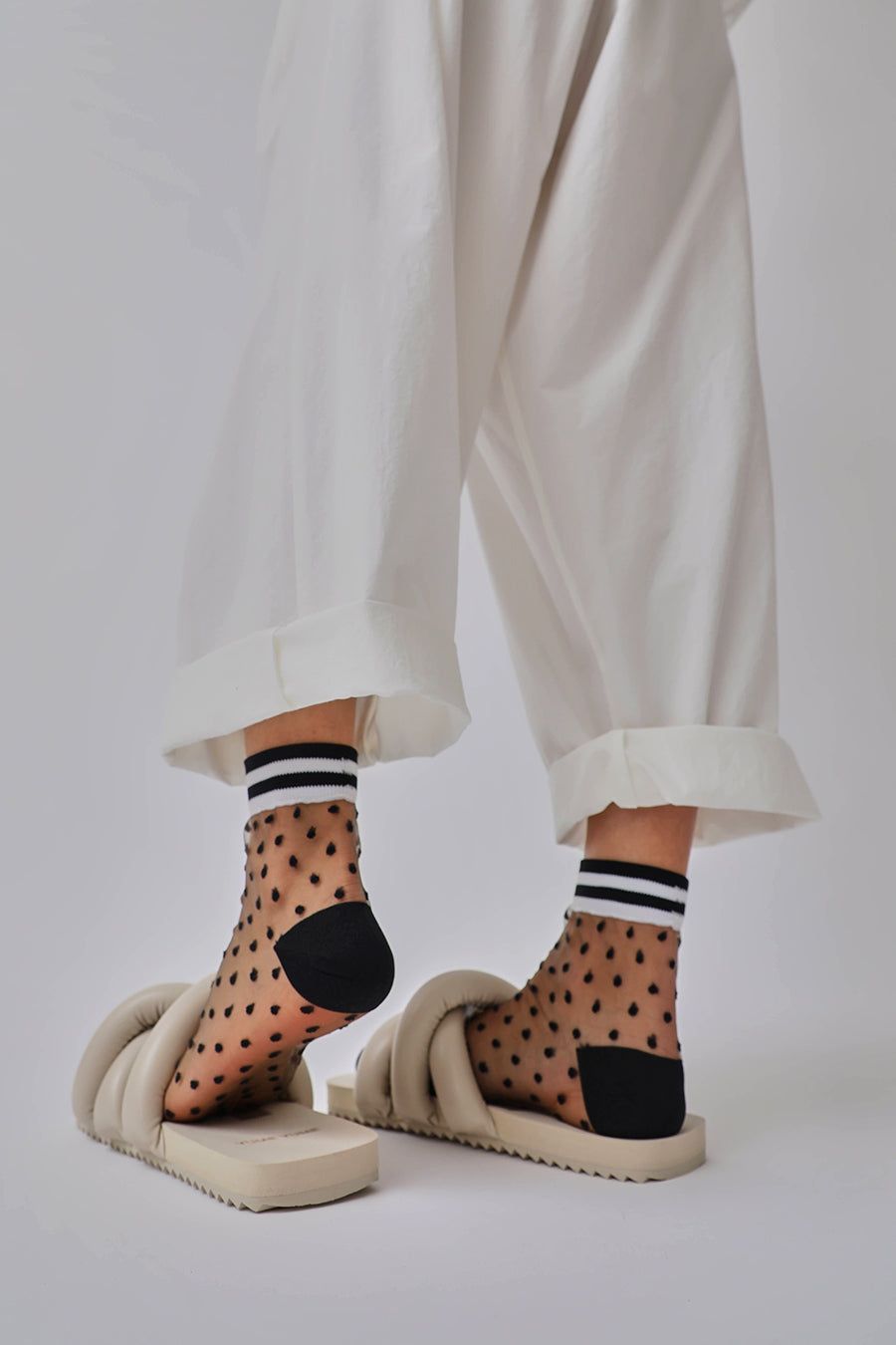 Maria La Rosa Dot Socks in Black sold by No. 6 product image thumbnail 3