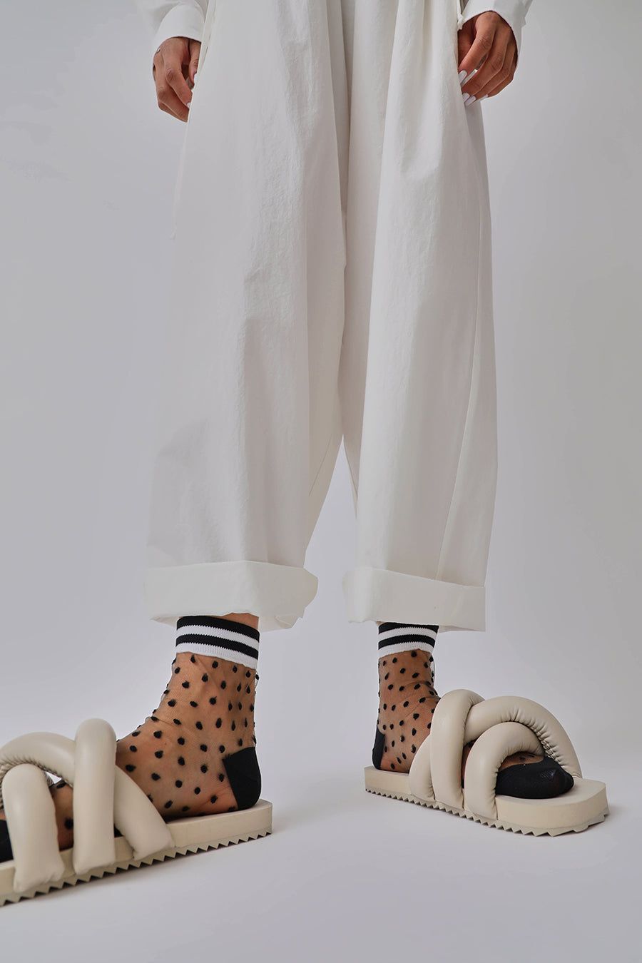 Maria La Rosa Dot Socks in Black sold by No. 6 product image thumbnail 4