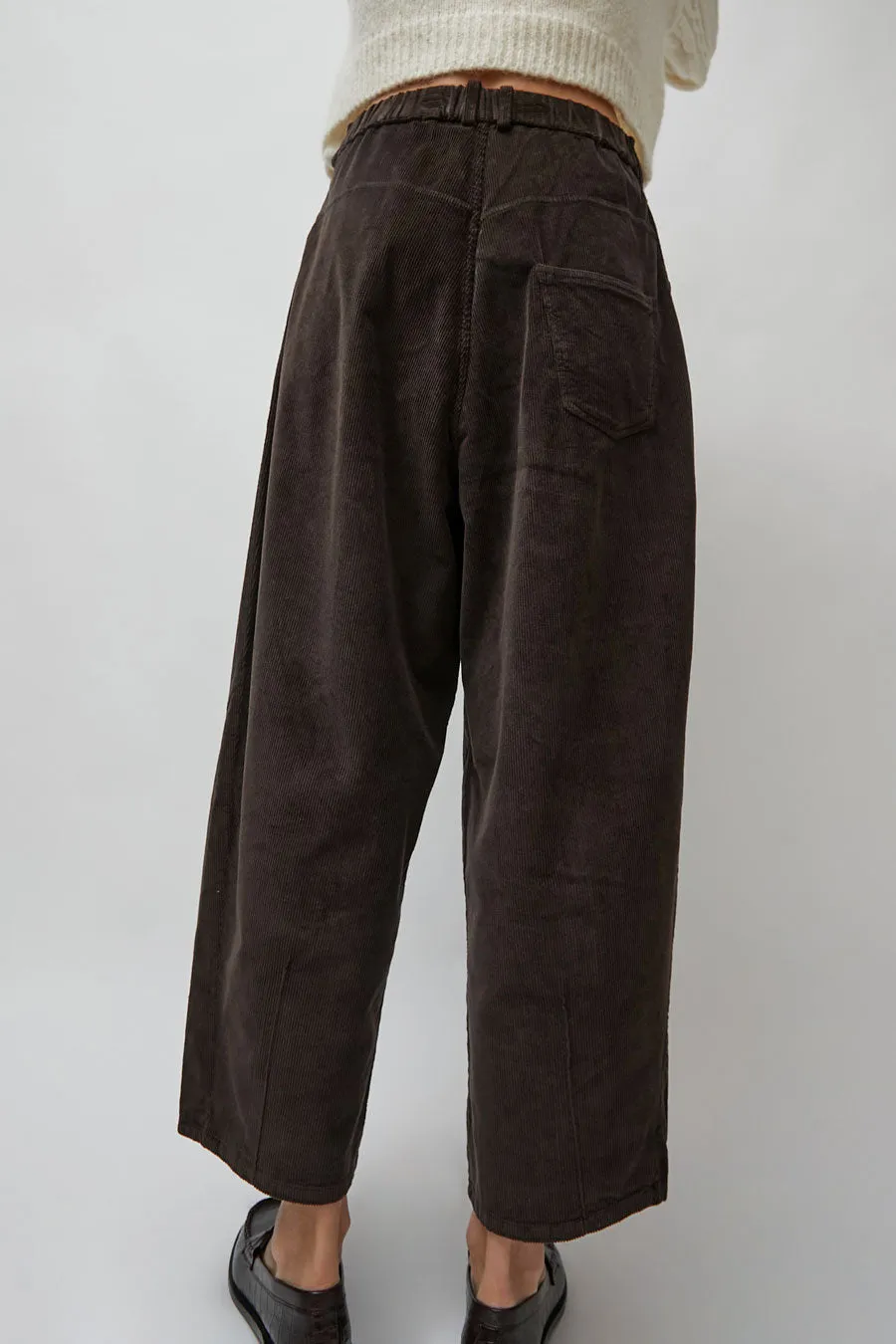 CORDERA Corduroy Baggy Pants in Brown sold by No. 6 product image thumbnail 5