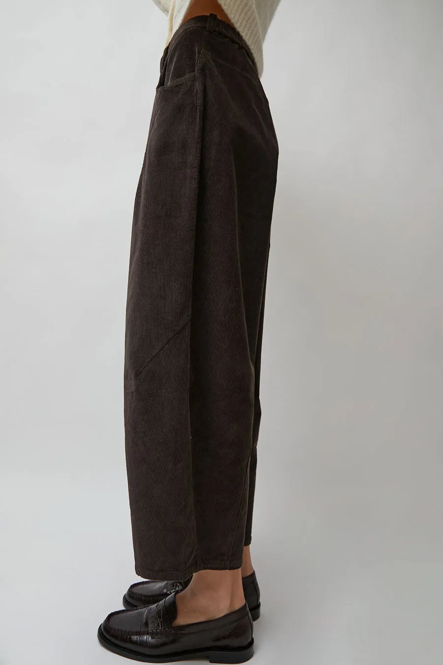 CORDERA Corduroy Baggy Pants in Brown sold by No. 6 product image thumbnail 4