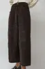 CORDERA Corduroy Baggy Pants in Brown sold by No. 6