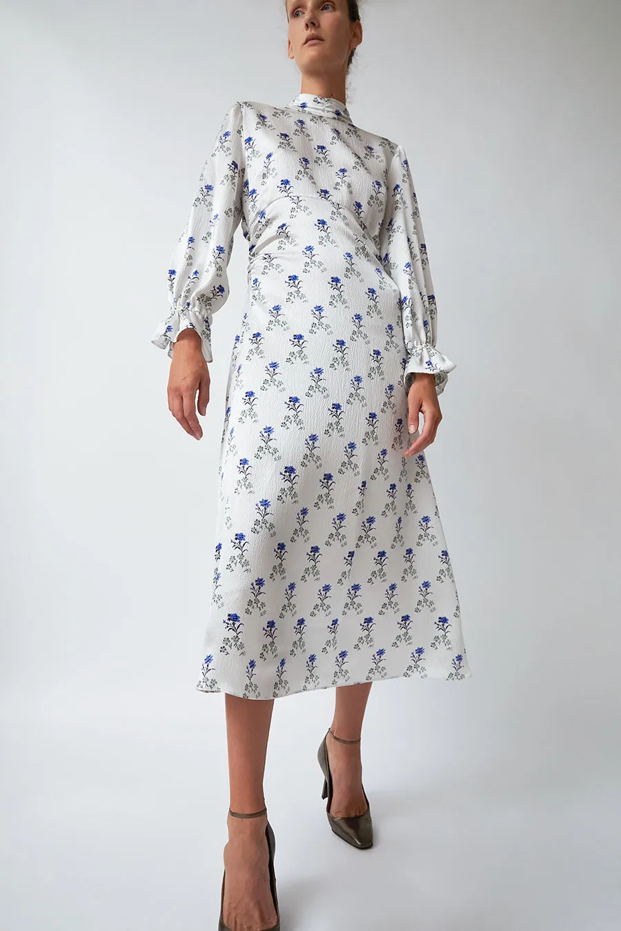 No.6 Wayne Dress in Cream Floral Arches sold by No. 6